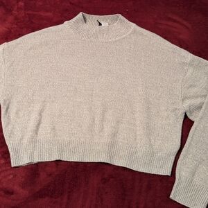 H&M Light Gray Turtleneck Sweater